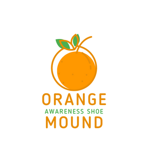 Orange Mound Awareness Shoe 